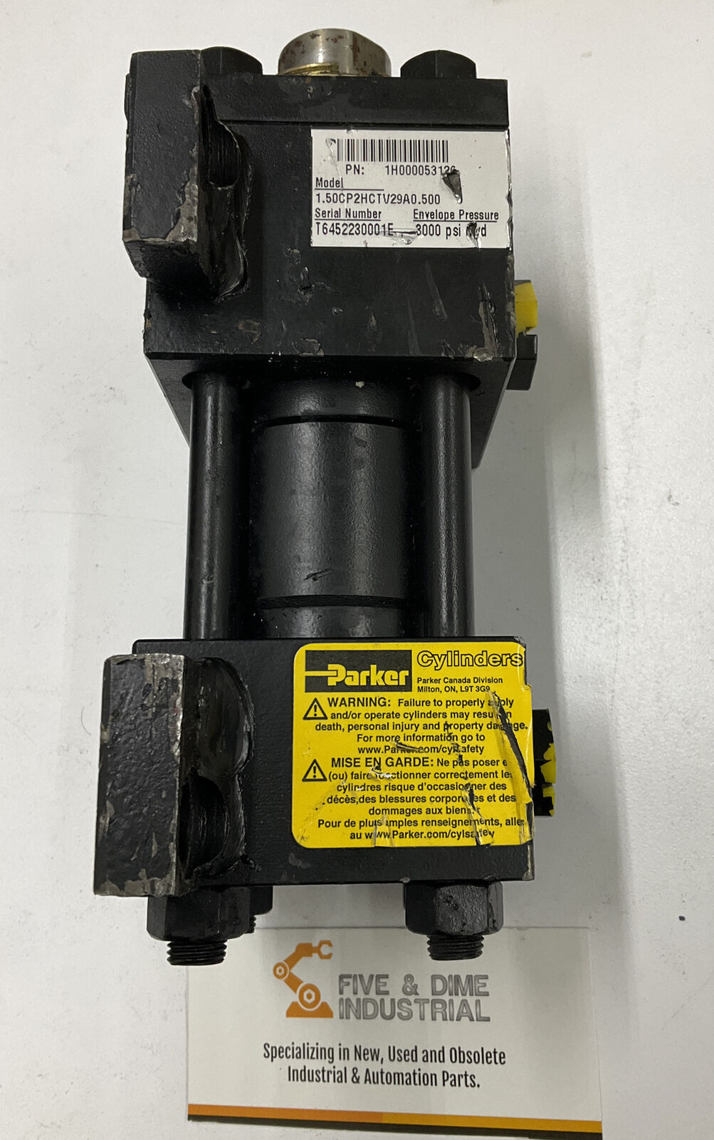 Parker 1.50CP2HCTV29A0.500 6.500 Hydraulic Cylinder 3000PSI (CL308) - 0