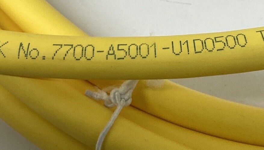 Murr 7700-A5001-U1D0500 Mini 7/8'' 5-Pole, Male Cable 5 Meter (CBL141)