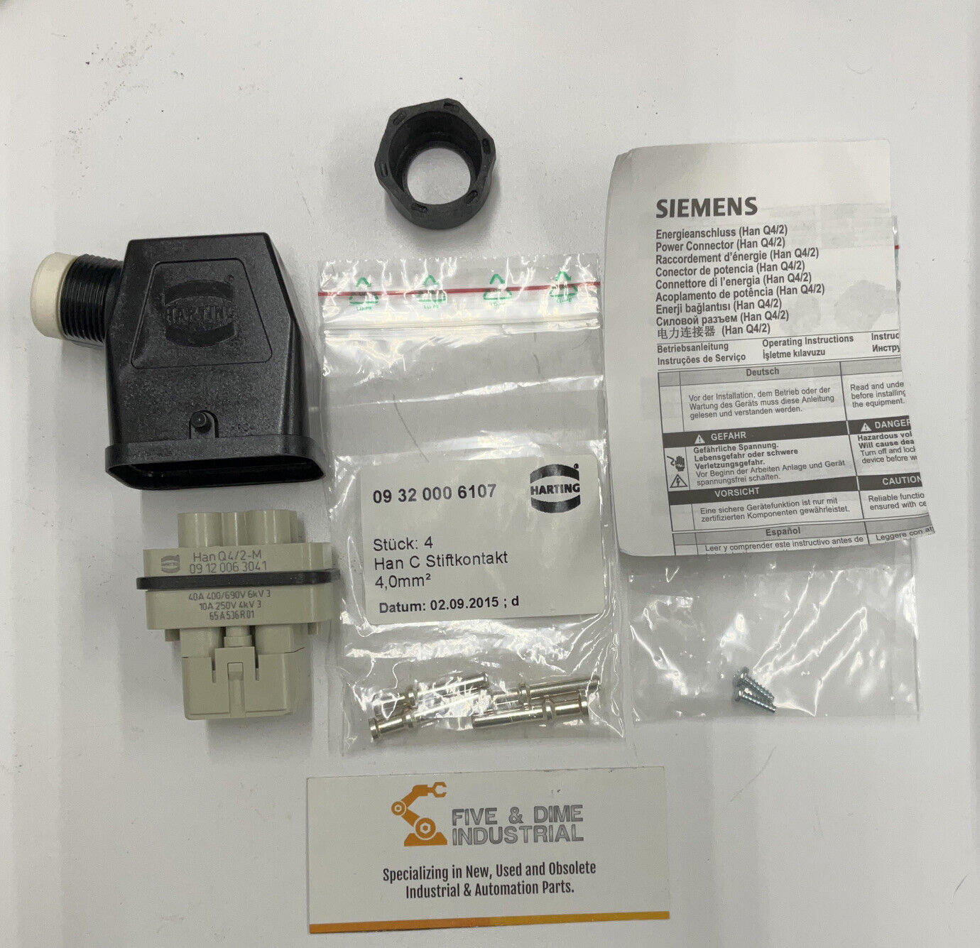 Siemens 3RK1911-2BF10 Plug Connector Set (RE102)