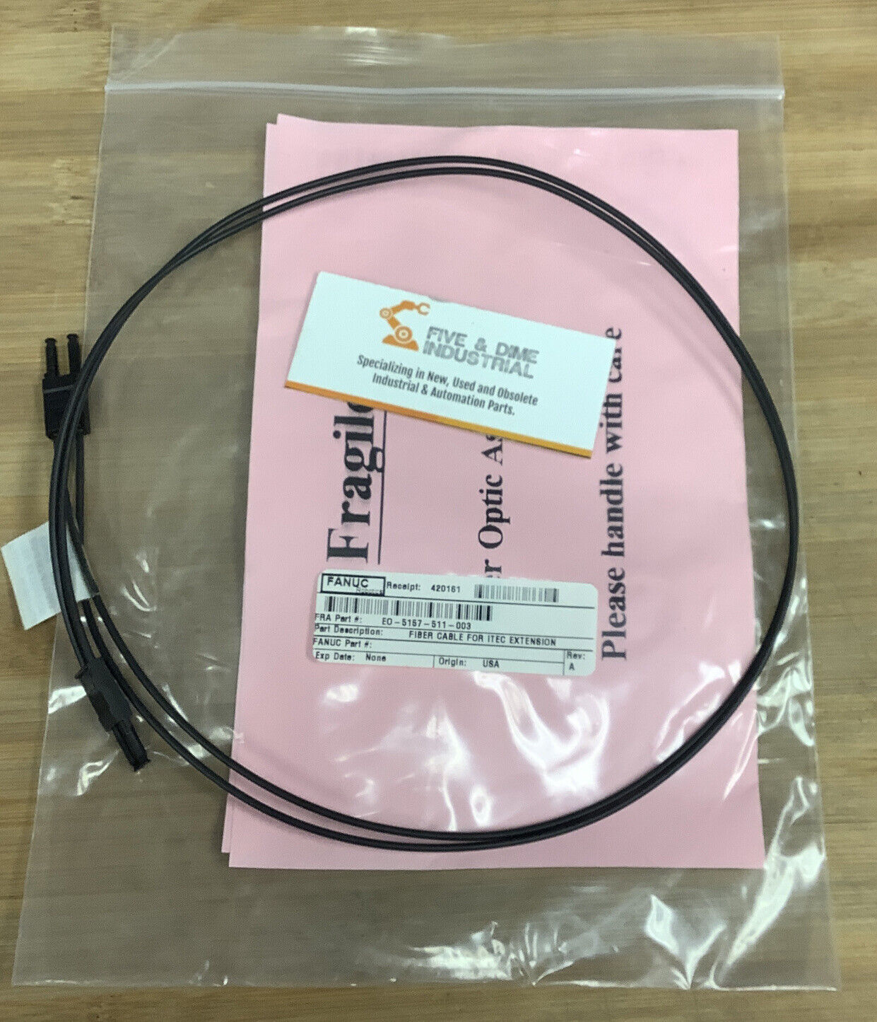 Fanuc EO-5157-511-0 FIBER CABLE FOR ITEC EXTENSION 2 Ft. (CBL102)