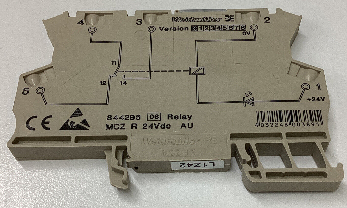 Weidmuller MCZ-R-24VDC-5VAV Relay Module 844296 (CL264)