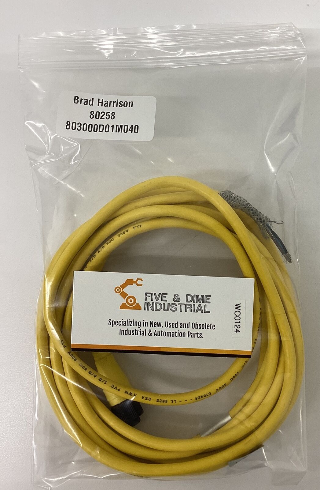 Brad Harrison 80258 803000D01M040 3P Female Micro Change Cable 4 meters (GR202)
