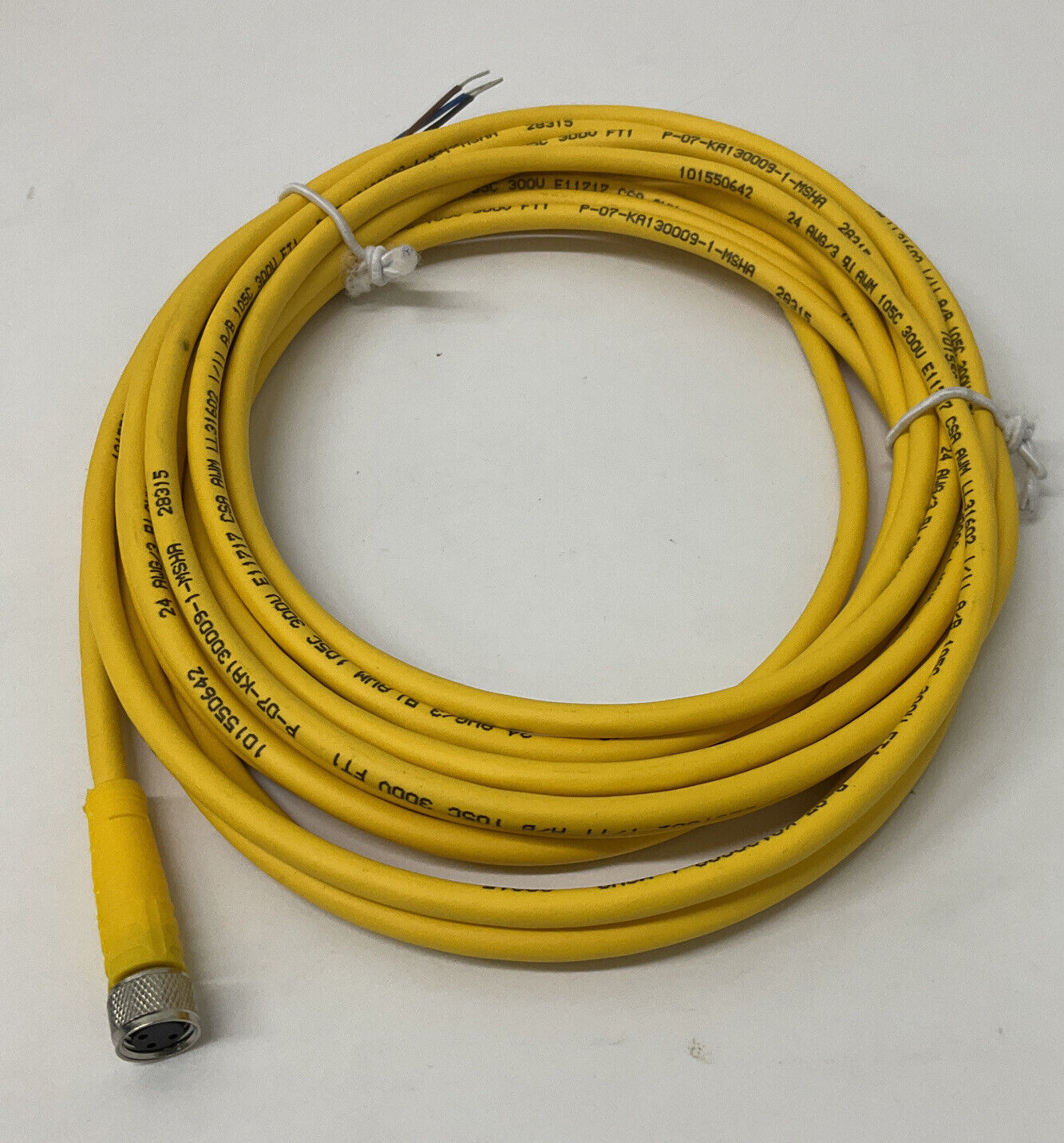Norgren SCE13005 3-Pin M8 Straight Cable 5-Meters (GR165)