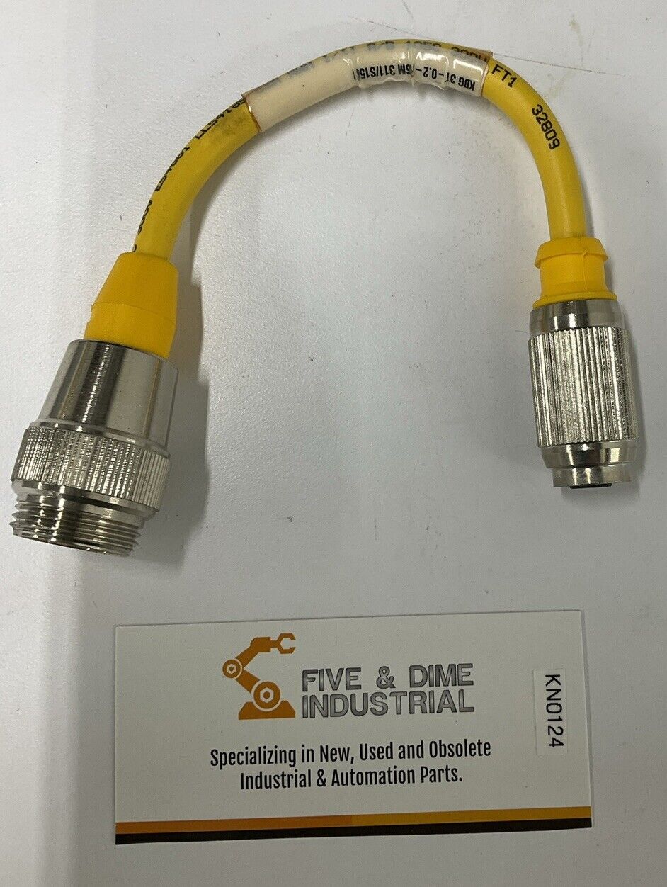 Turck kbg-3T-0.2-RSM-311/S1587  U2-10104 3 Pin Hybrid Cable (CL 265)