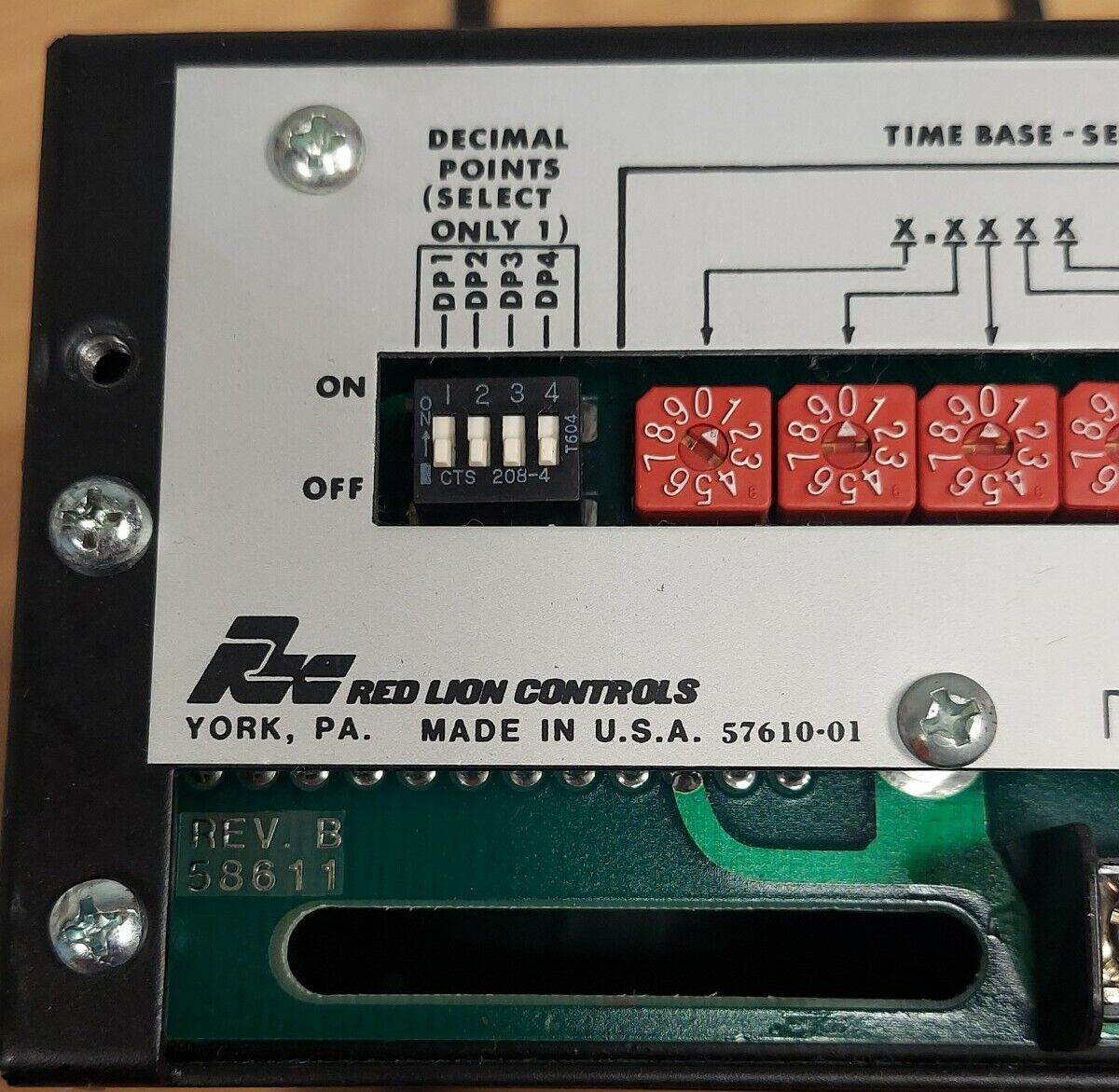 Red Lion Controls Series 600 Four Digit RPM Counter (RE235)