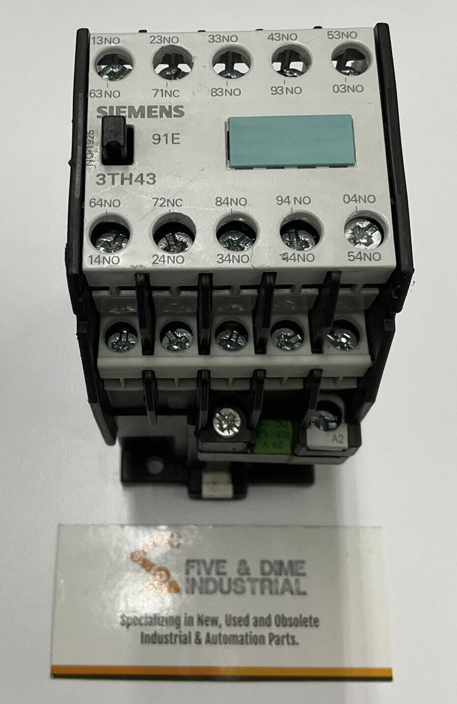 Siemens 3TH4382-0B 690V 10A Contactor 24V Coil (BL257) - 0