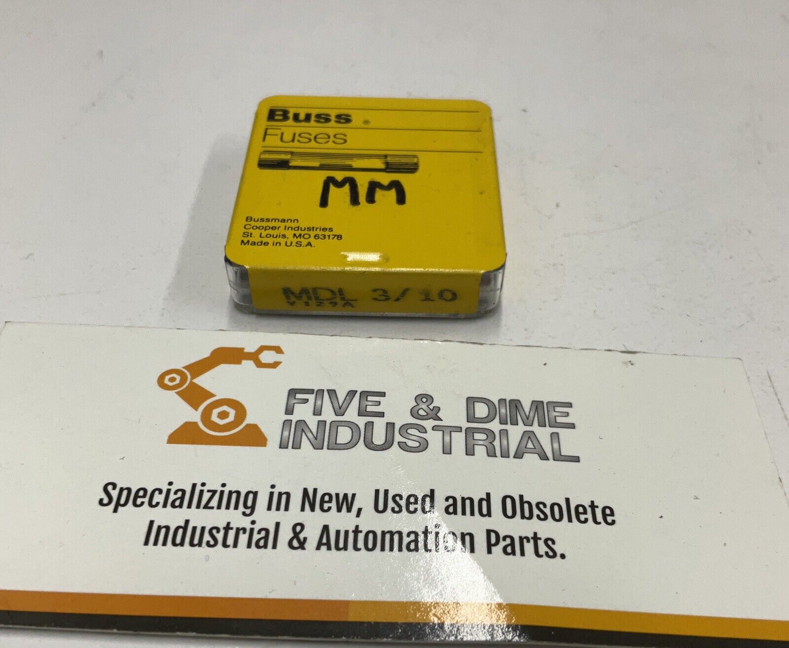 Buss Bussmann MDL 3/10 FUSES New Box of 5 (RE130) - 0