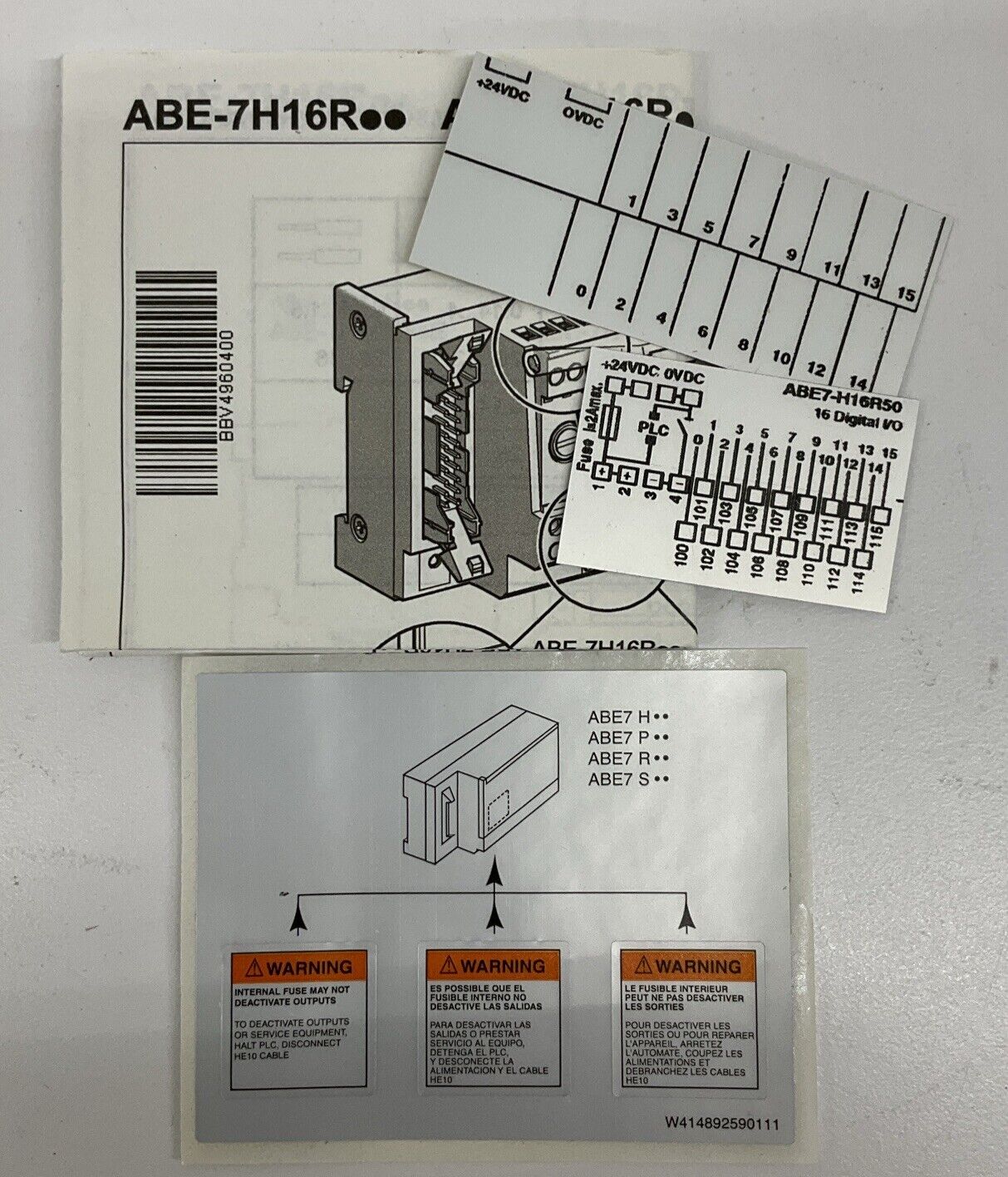 Schneider Electric Modicon ABE7-H16R50 I/O Interface Module NEW (CL368)