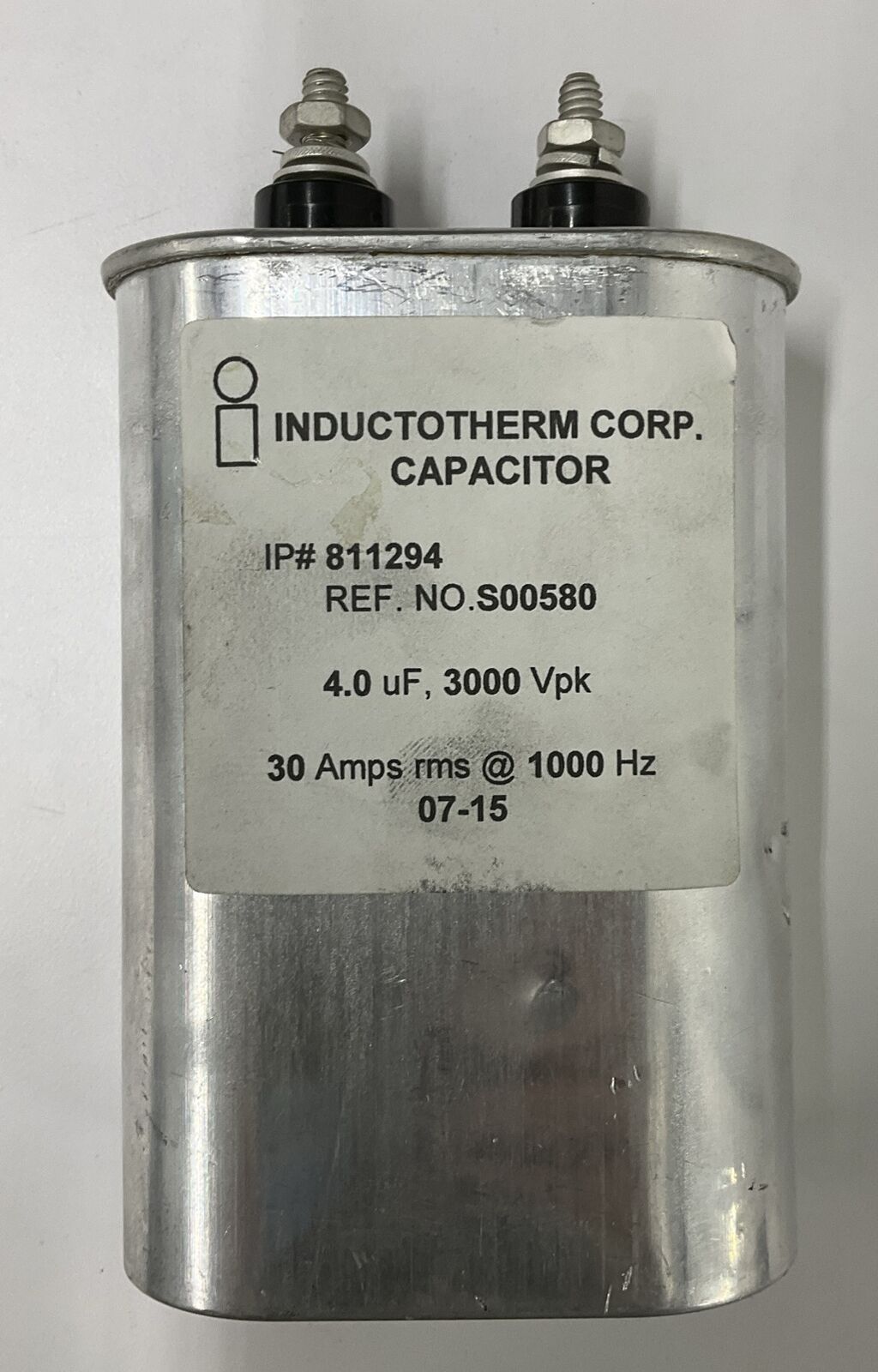 Inductotherm Corp. IP#811294 Capacitor 4.0 µF 3000 VPK (BL203)