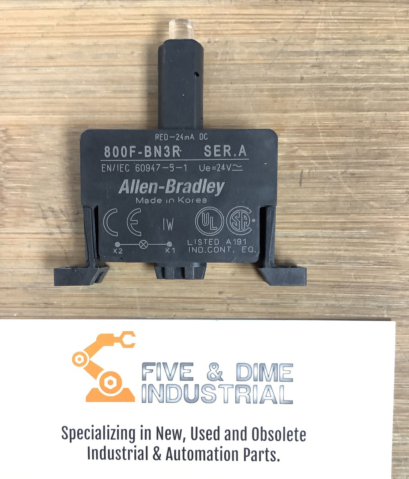 Allen Bradley 800F-BN3R New SER. A Contact Block (GR136) - 0
