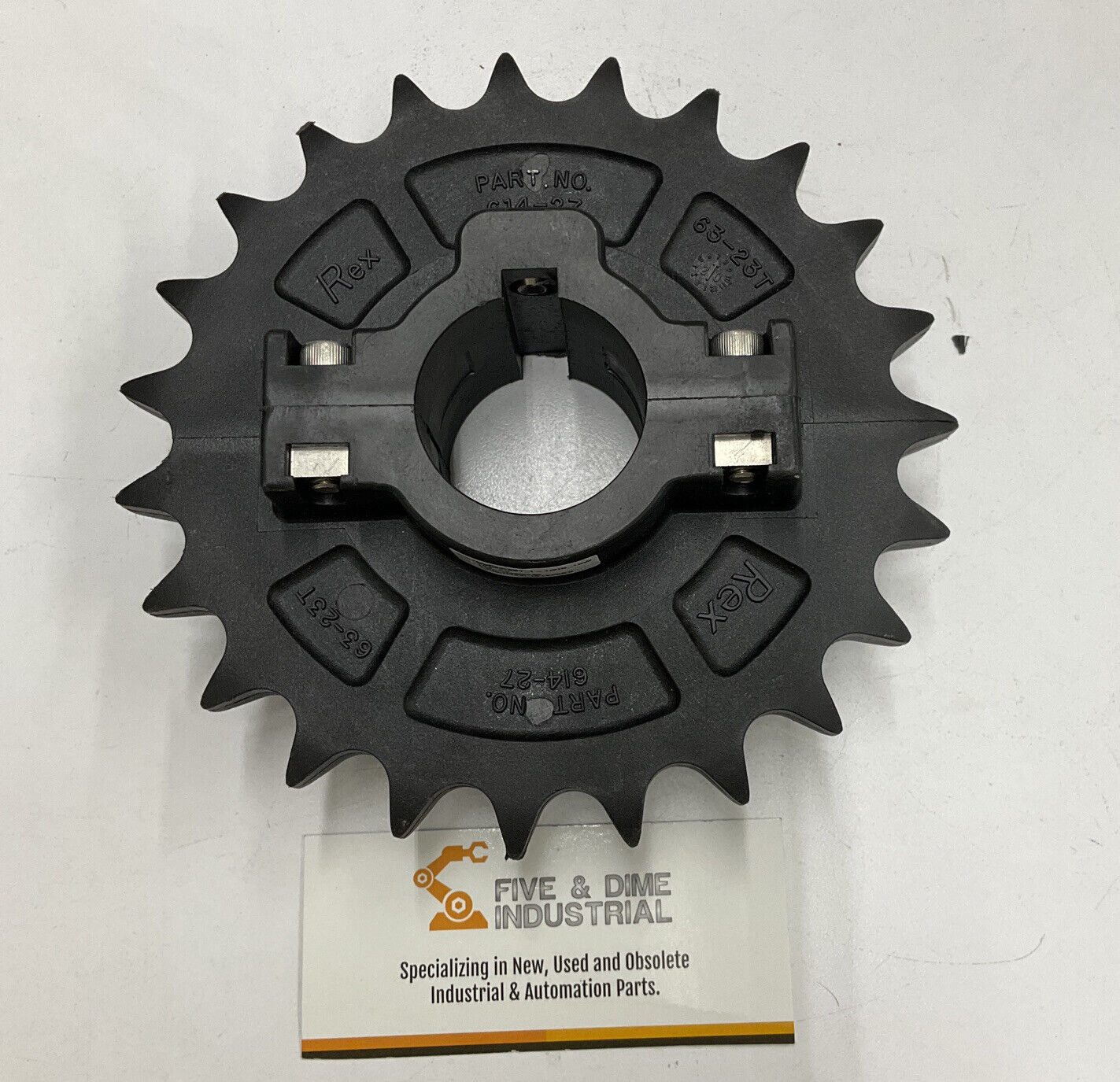 Rexnord 614-27 / 63-23T 2-Piece Sprocket 1-1/2" Bore (YE181)