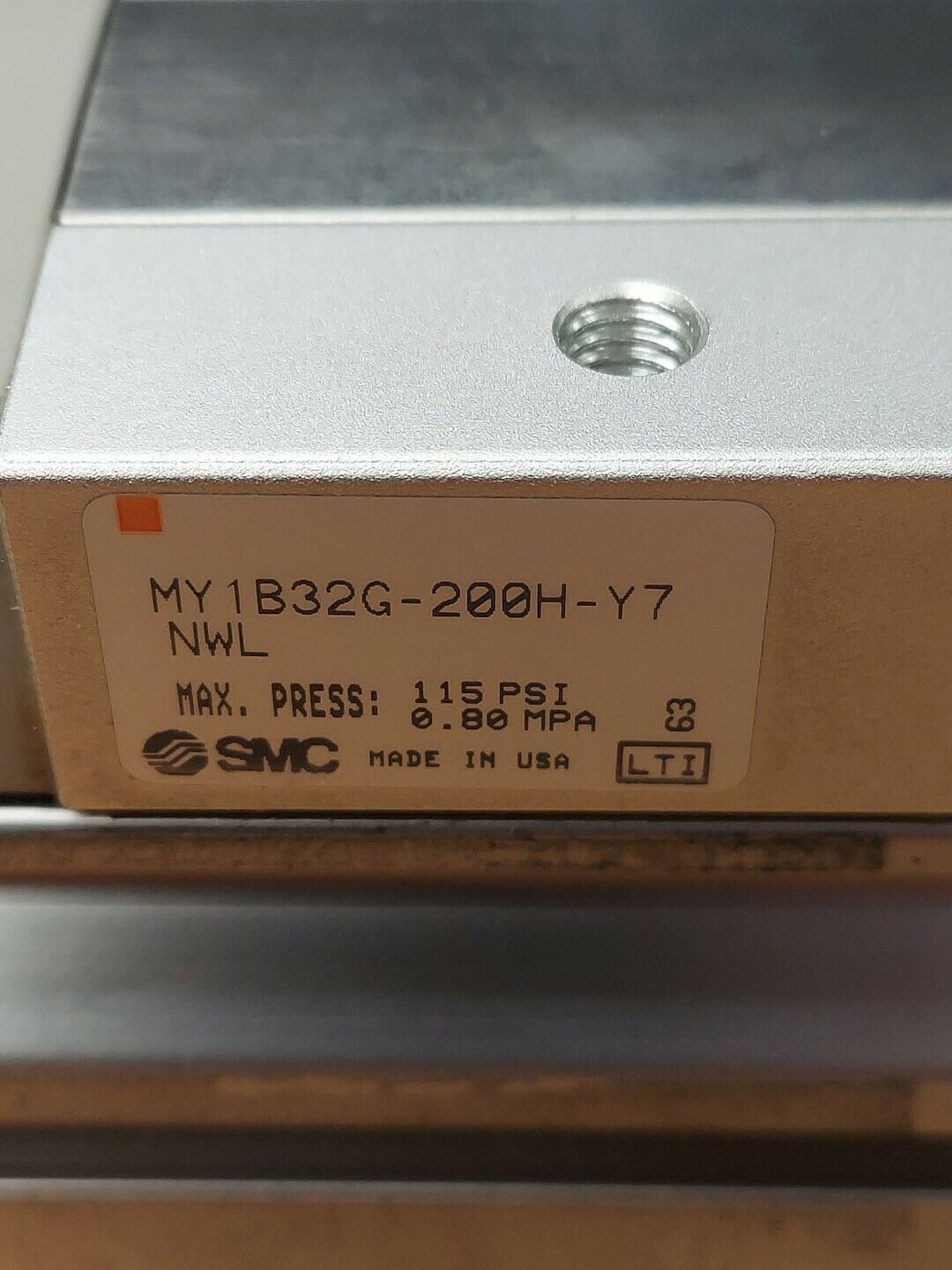 SMC MY1B32G-200H-Y7NWL New Rodless Cylinder w/ Shock Absorber & Sensors (OV100)