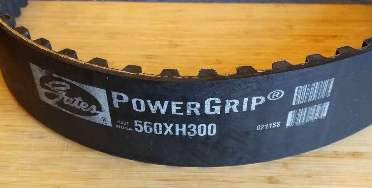 GATES 560XH300 New TIMING BELT 7/8" PITCH, 56" LENGTH, 3" WIDTH (BE102)