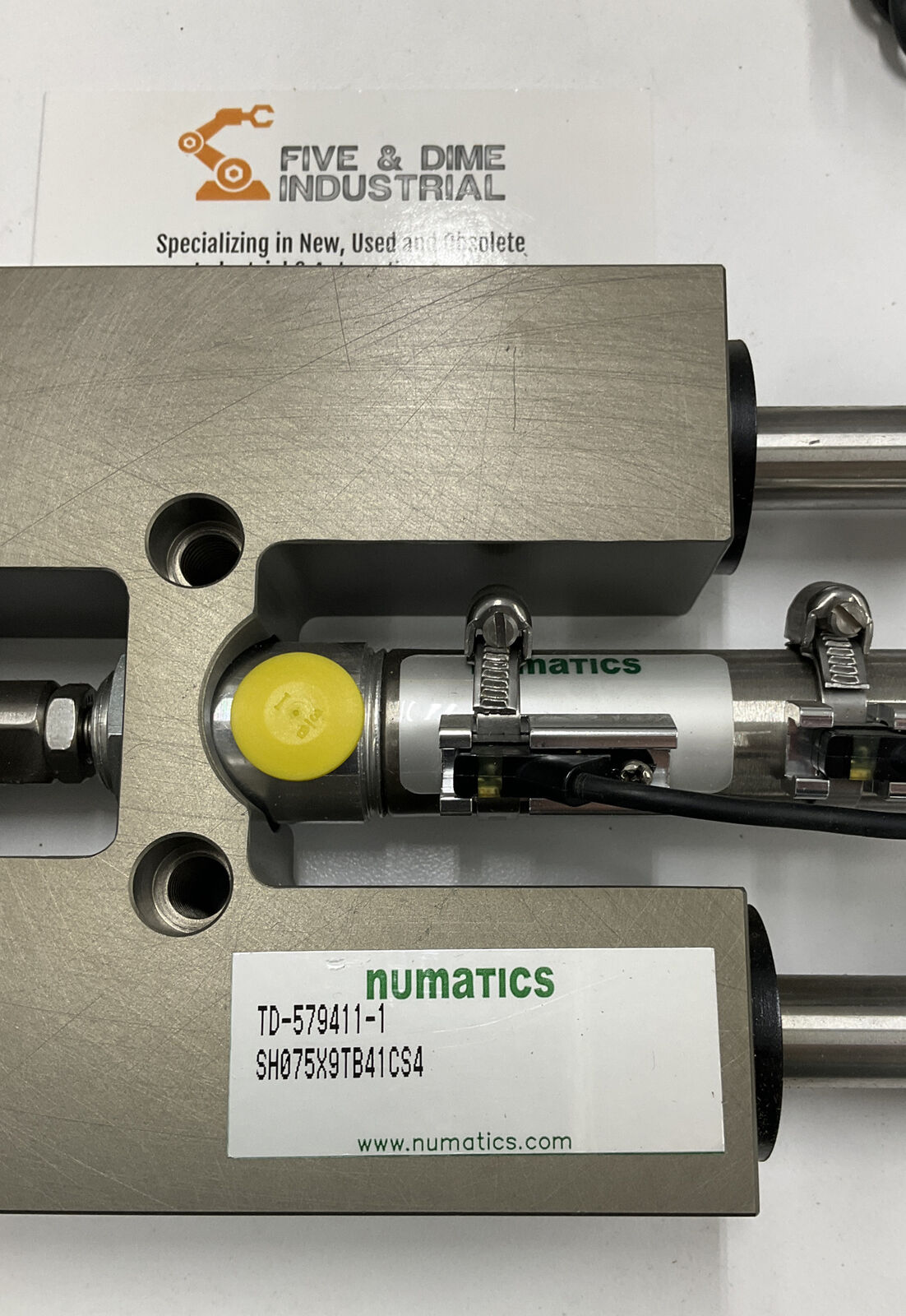Numatics SH075X9TB41CS4 Pneumatic Slide w/ Cylinder and Switches - (RE255) - 0