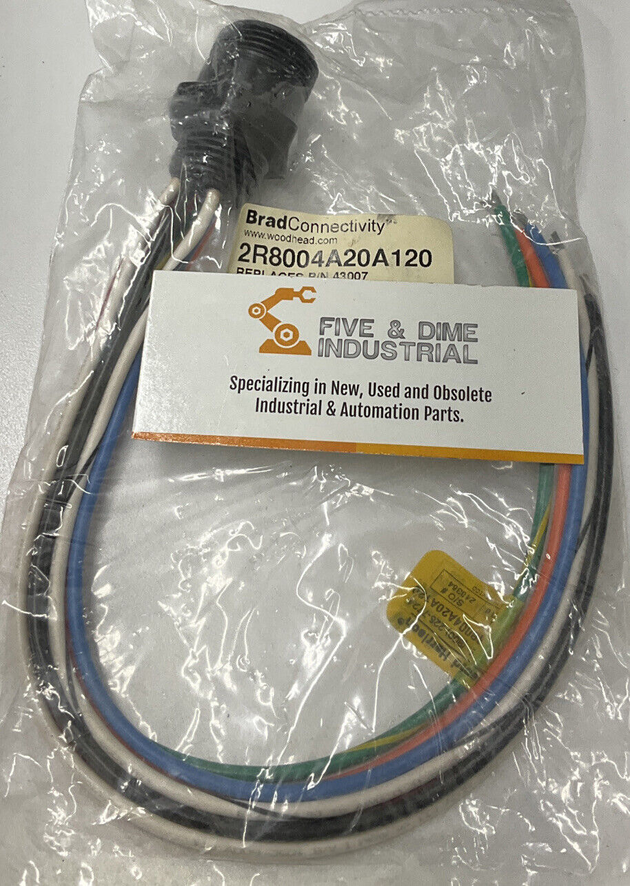 Brad Connectivity 2R8004A20A120 Female Straight Cable (CL262)