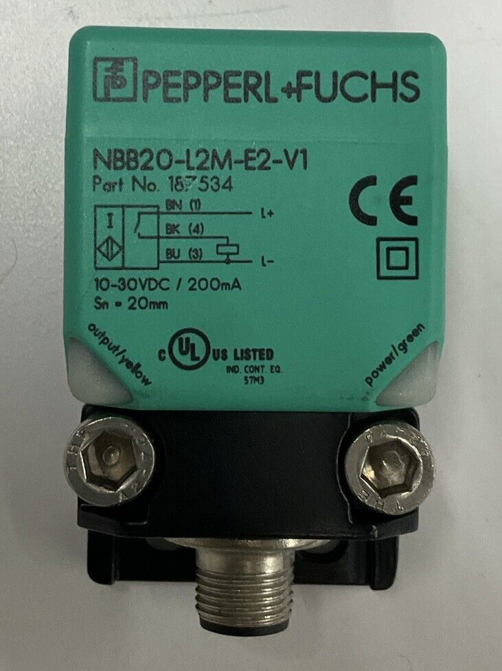 Pepper Fuchs NBB20-L2M-E2-V1 / 187534 Proximity Sensor (RE122) - 0