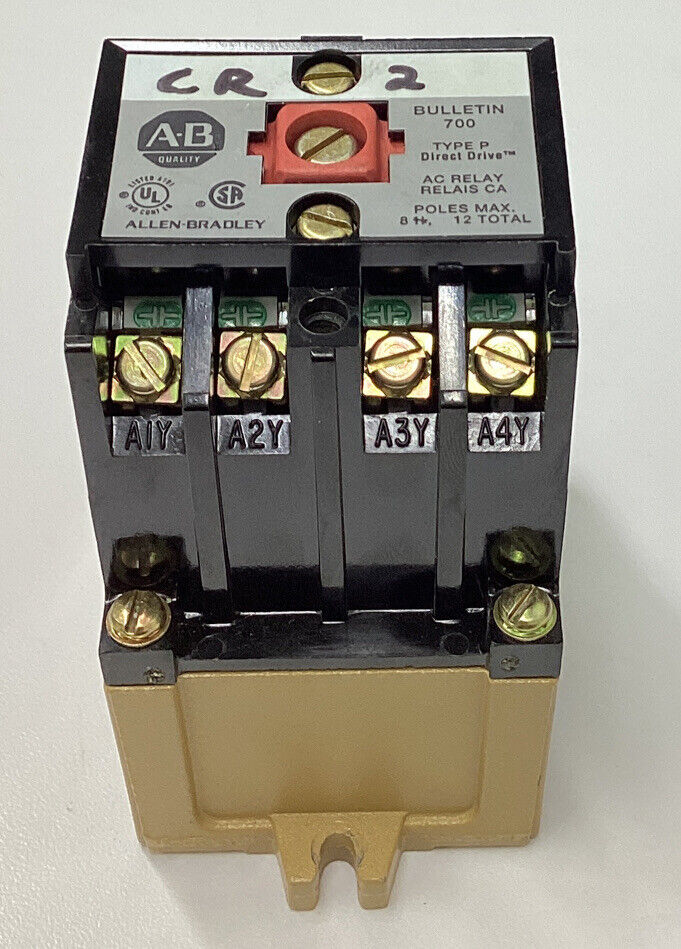 Allen Bradley 700-P400A1 Ser. B 4-Pole Control Relay (CL194) - 0