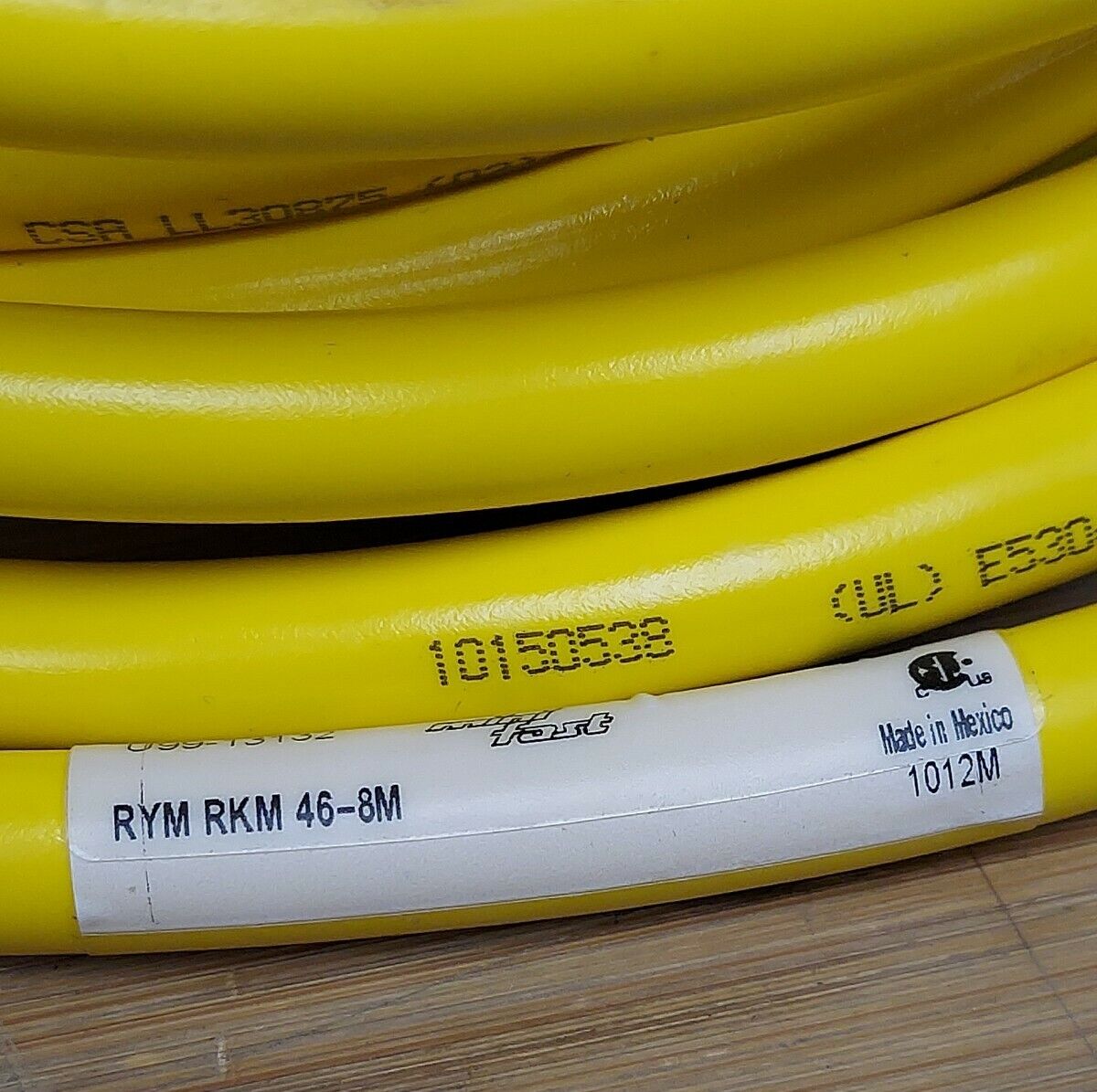 Turck RYM RKM 46-8M MiniFast 4-Pin Cable U99-13132  (CBL108)