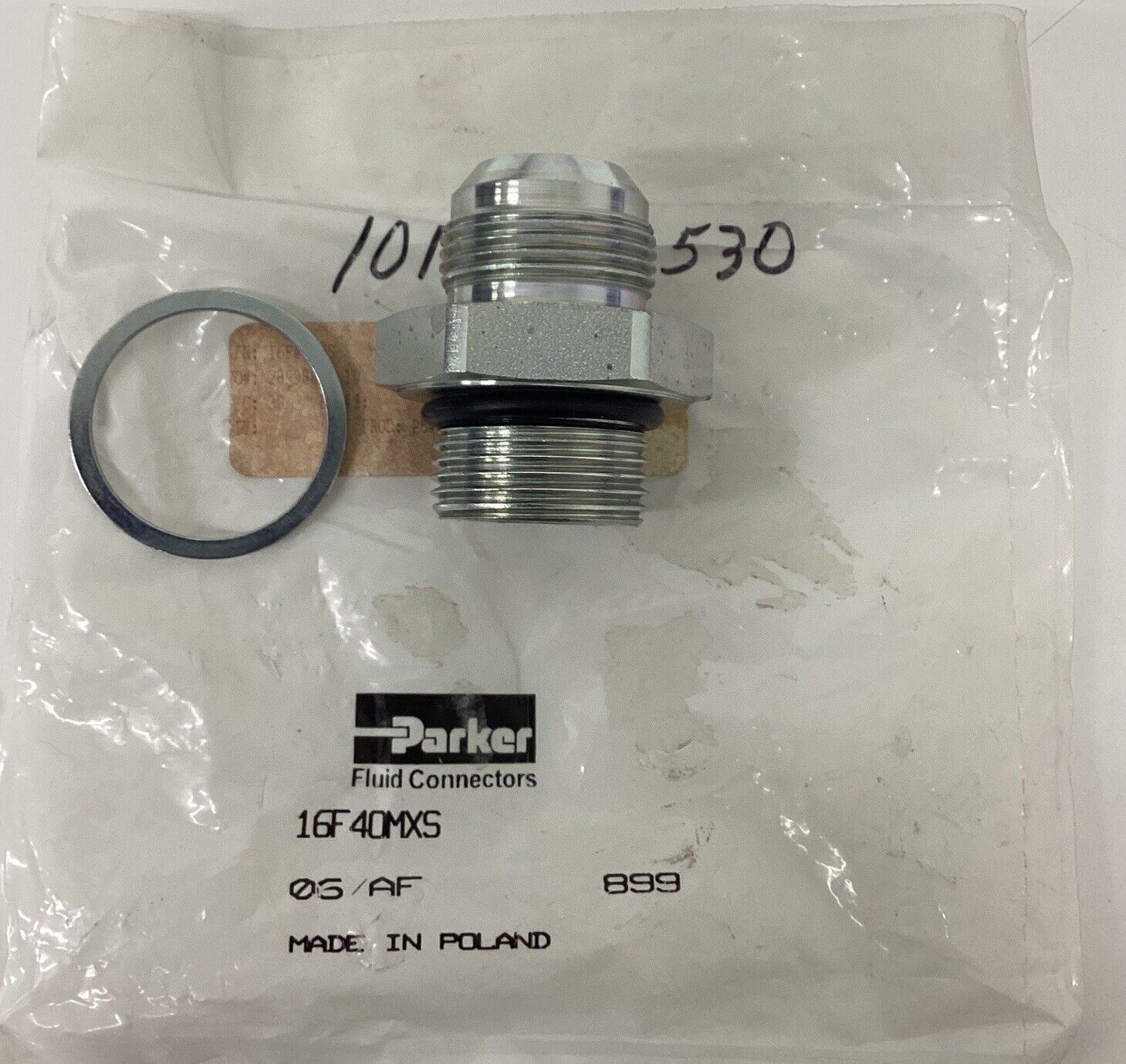 Parker 16F40MXS Hydraulic Fluid Connector (BL277) - 0