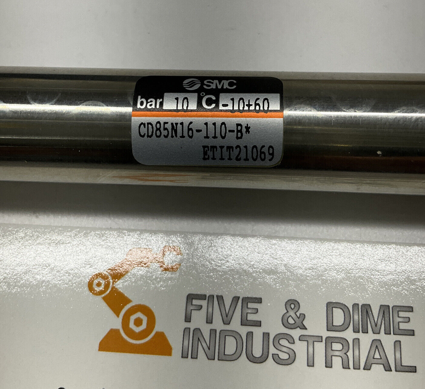 SMC CD85N16-10-B  Stainless Round Body Pneumatic Cylinder (CL252) - 0