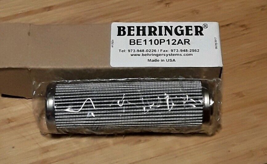 OEM Behringer BE110P12AR Hydraulic Filter Element  (BK100)