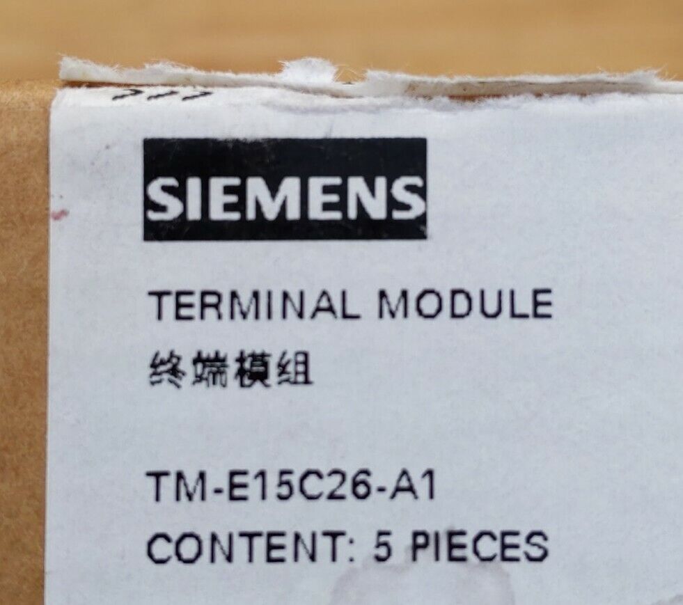 Siemens 6ES7 193-4CA50-0AA0 New  SIMATIC TERMINAL MODULE (GR192)
