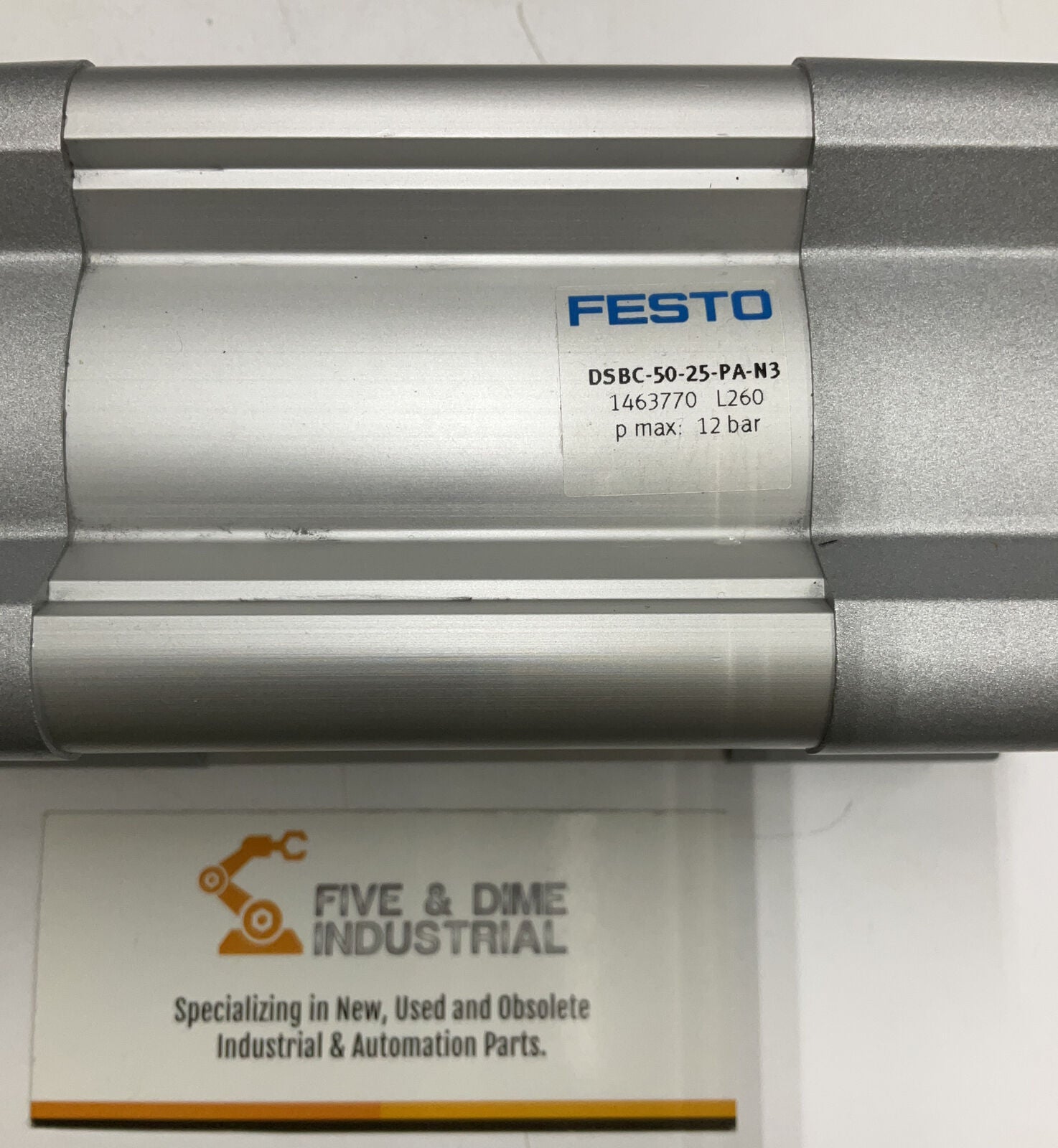 Festo DSBC-50-25-PA-N3 New Pneumatic Cylinder 1463770 Ser. L260 (CL340) - 0