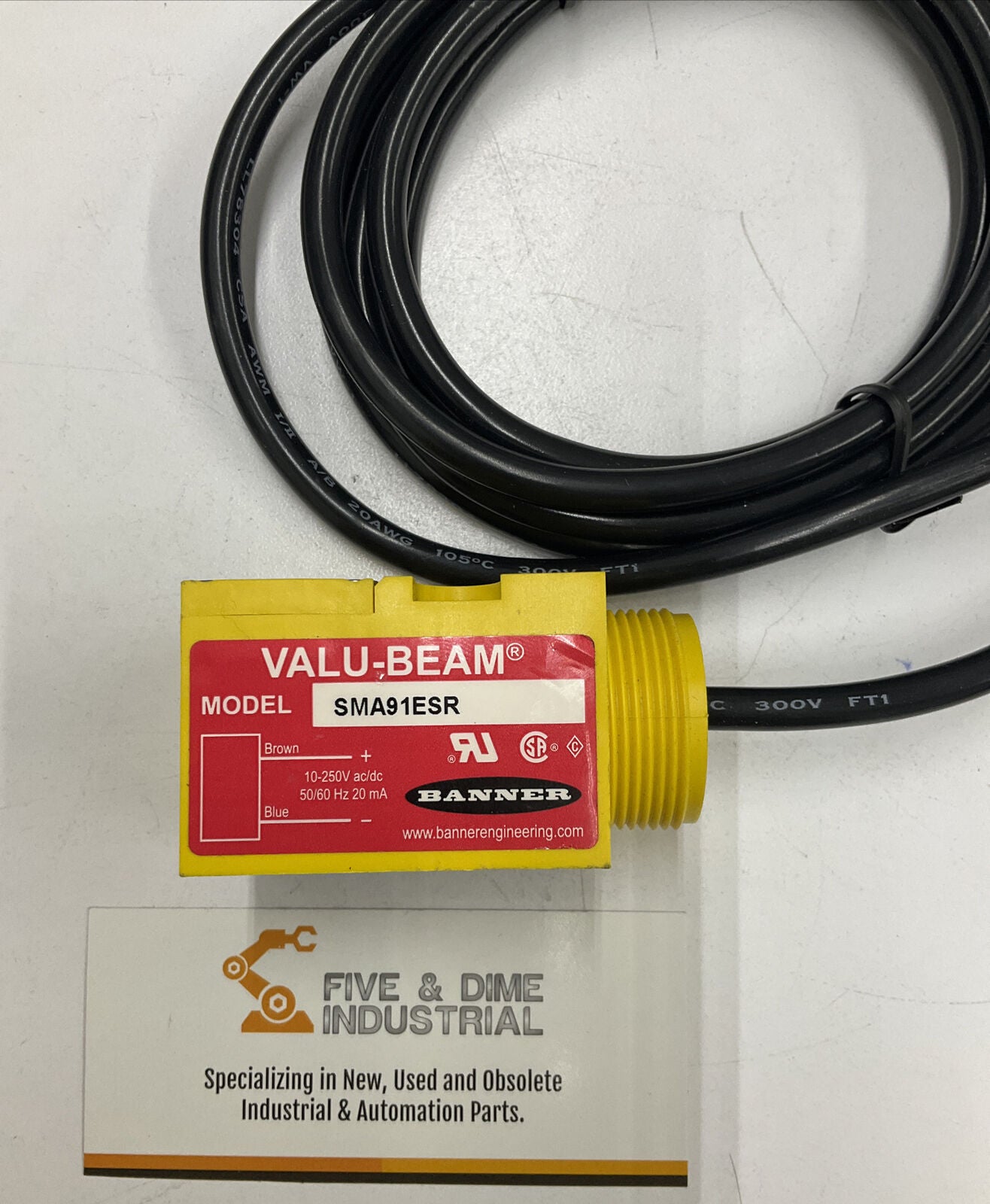 Banner SM2A91ESR New Valu-Beam Photoelectric Sensor C (YE201) - 0