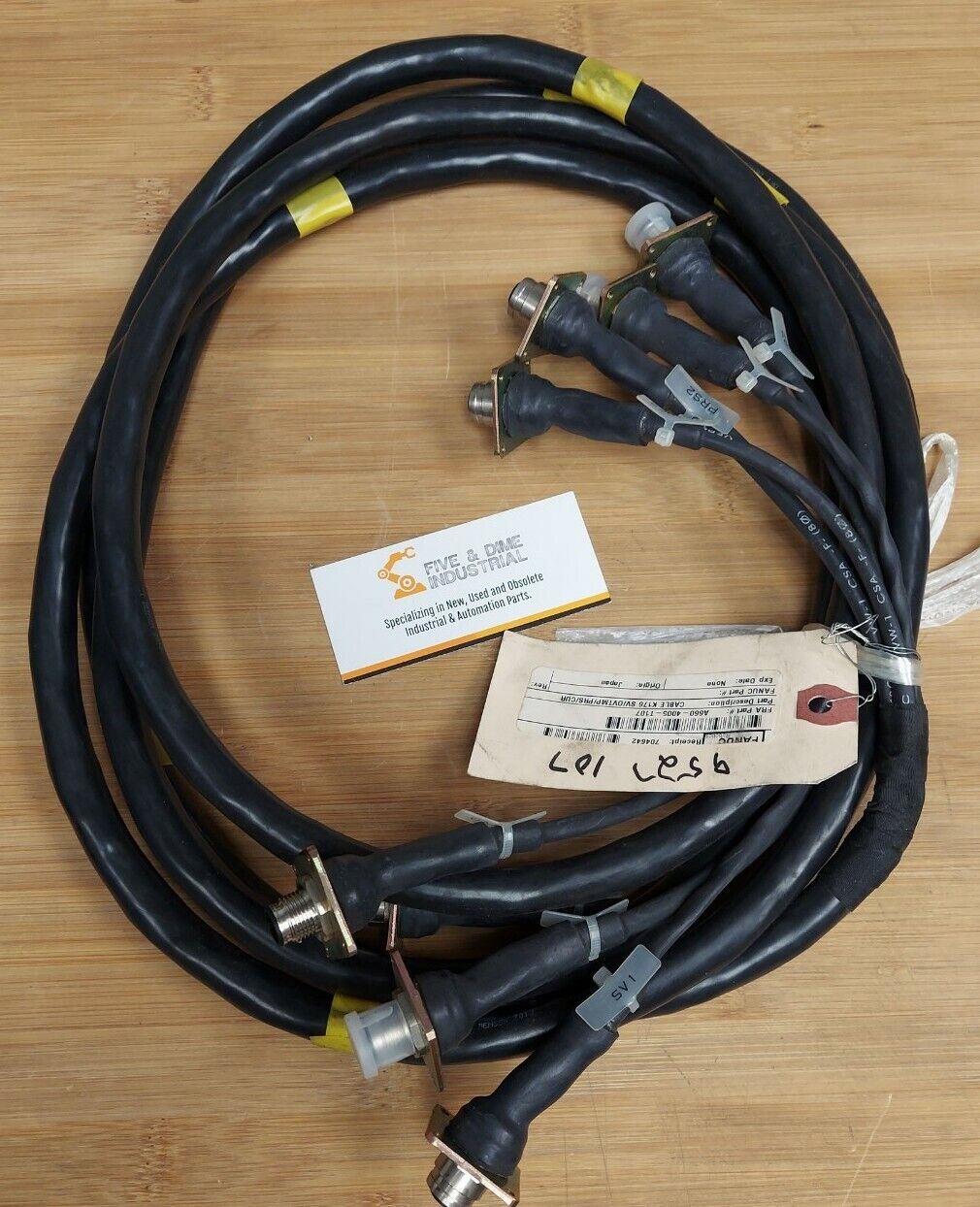 Fanuc A660-4005-T107 K176 Signal Cable SV/OVTMP/PRS/CUR (CBL106)