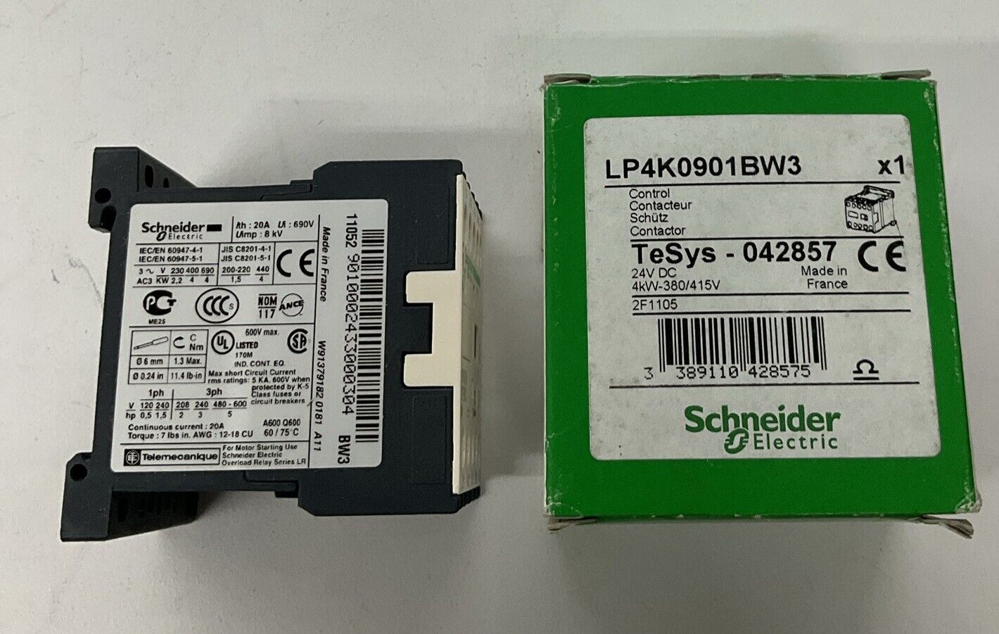 Schneider Electric LP4K0901BW3 24VDC Contactor (CL159) - 0