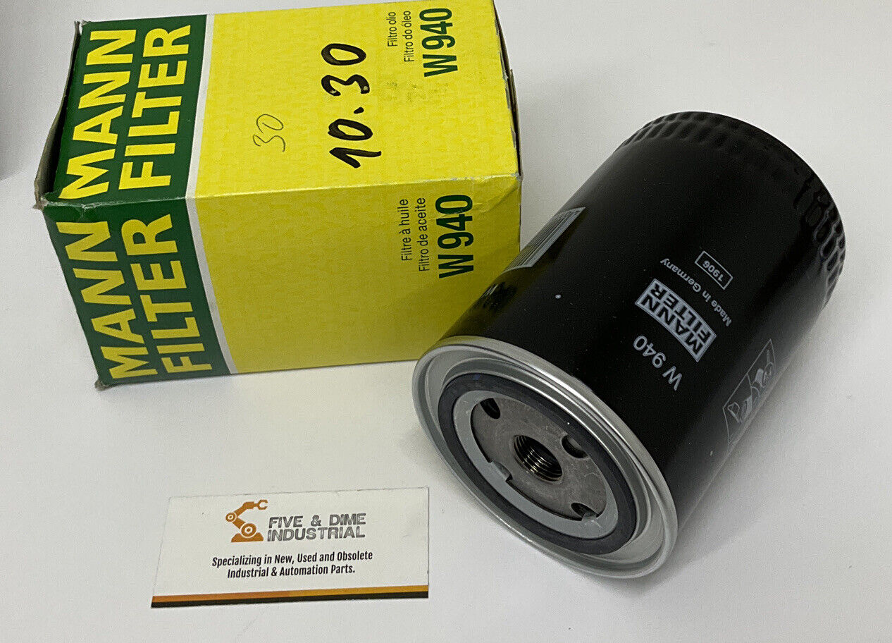 MANN W940 Filter Oil / Lube Filter OEM (FL102)