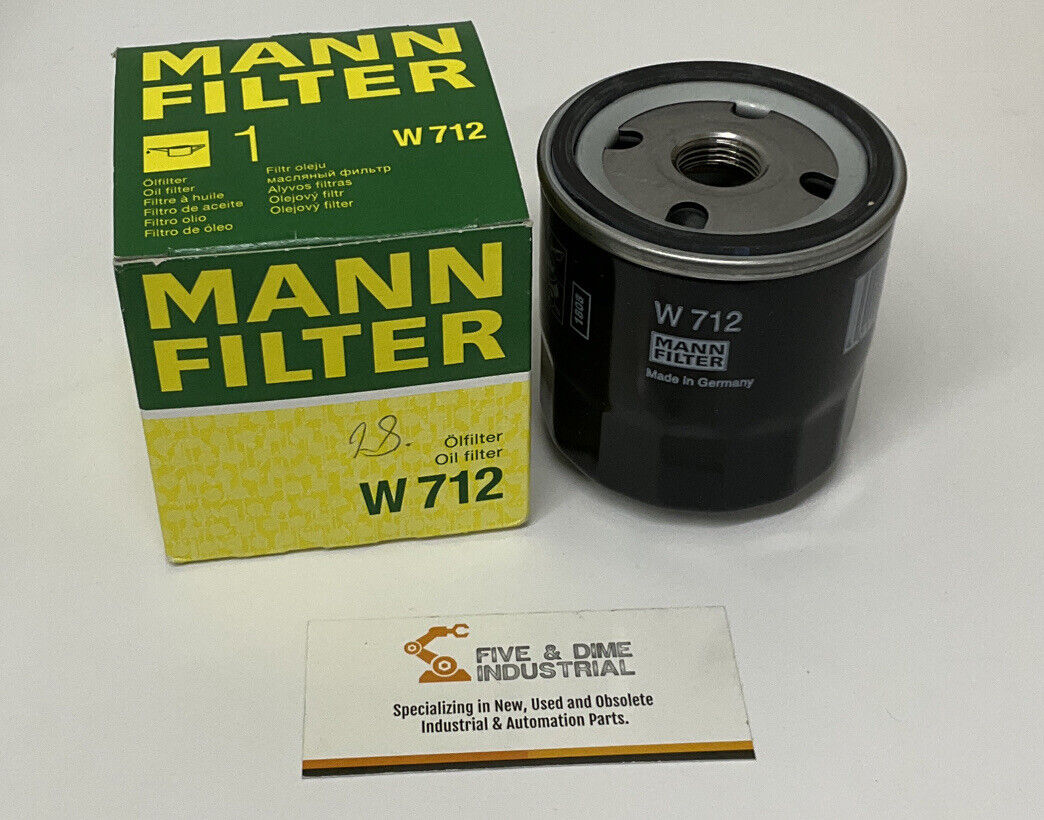 MANN Filter W712 Oil/Lube Filter OEM (FL101)