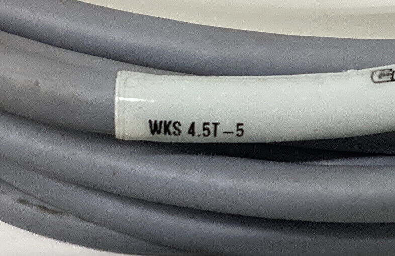 Turck WKS4.5T-5 / U-00221  M12 Female Right Angle Cable  5-Meters (CBL135) - 0