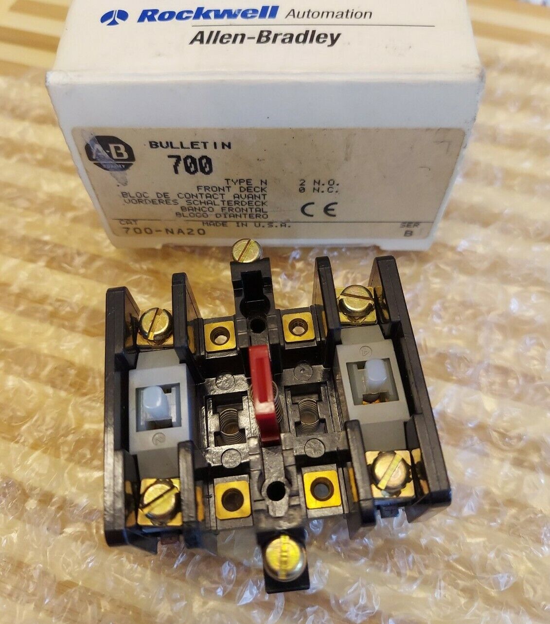 Allen Bradley 700-NA20 Series B NEW Front Deck Assembly  (BL119)