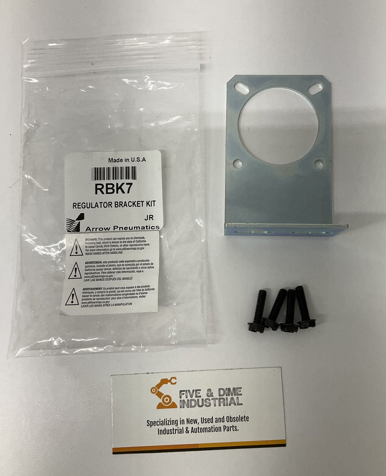 Arrow Pneumatic  RBK7 Regulator Bracket Kit (YE174)