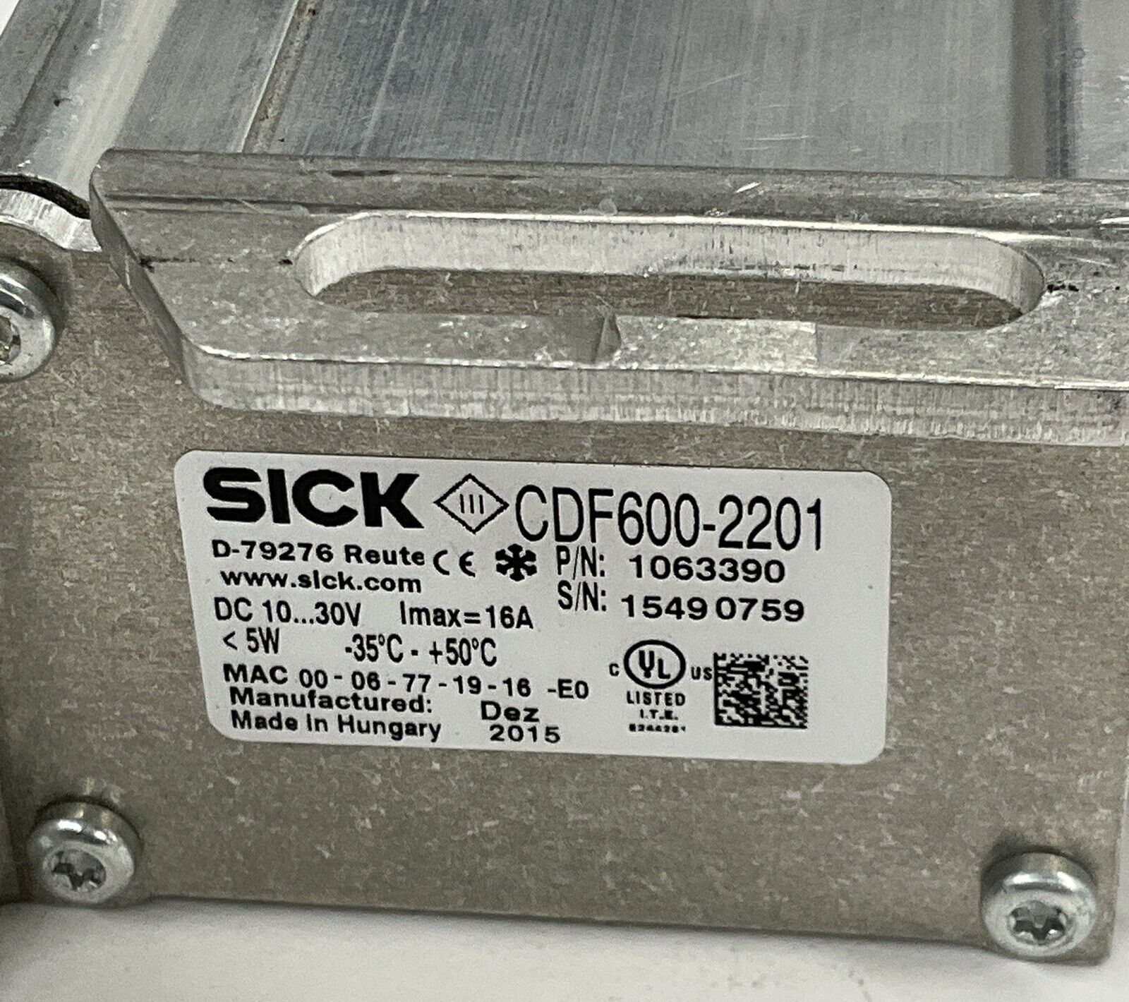 Sick Fieldbus CDF600-2201 / 1063390 10-30VDC (BL155)