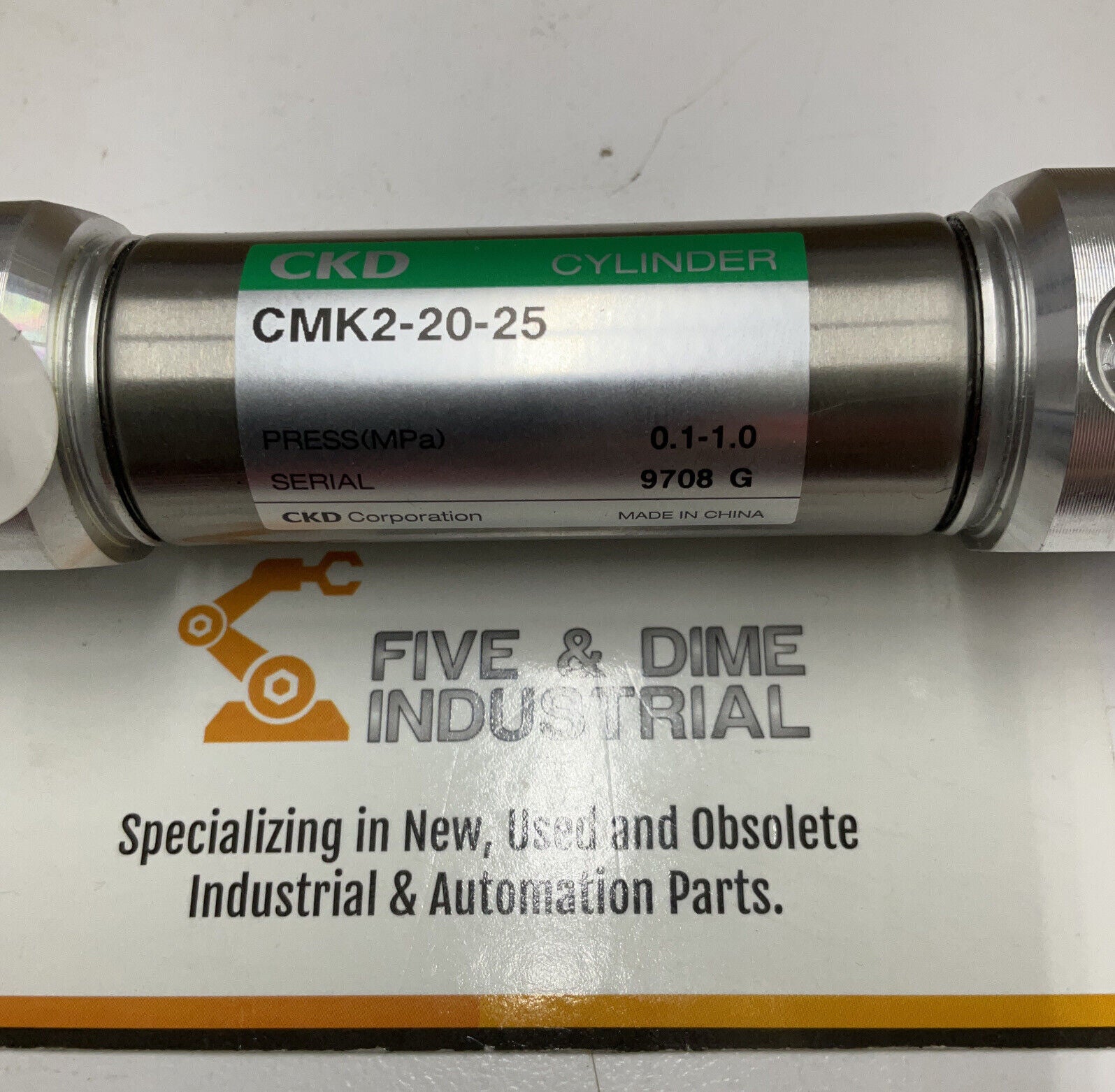 CKD CMK2-20-25 New Pneumatic Cylinder 0.1-1.0 MPa (CL346) - 0