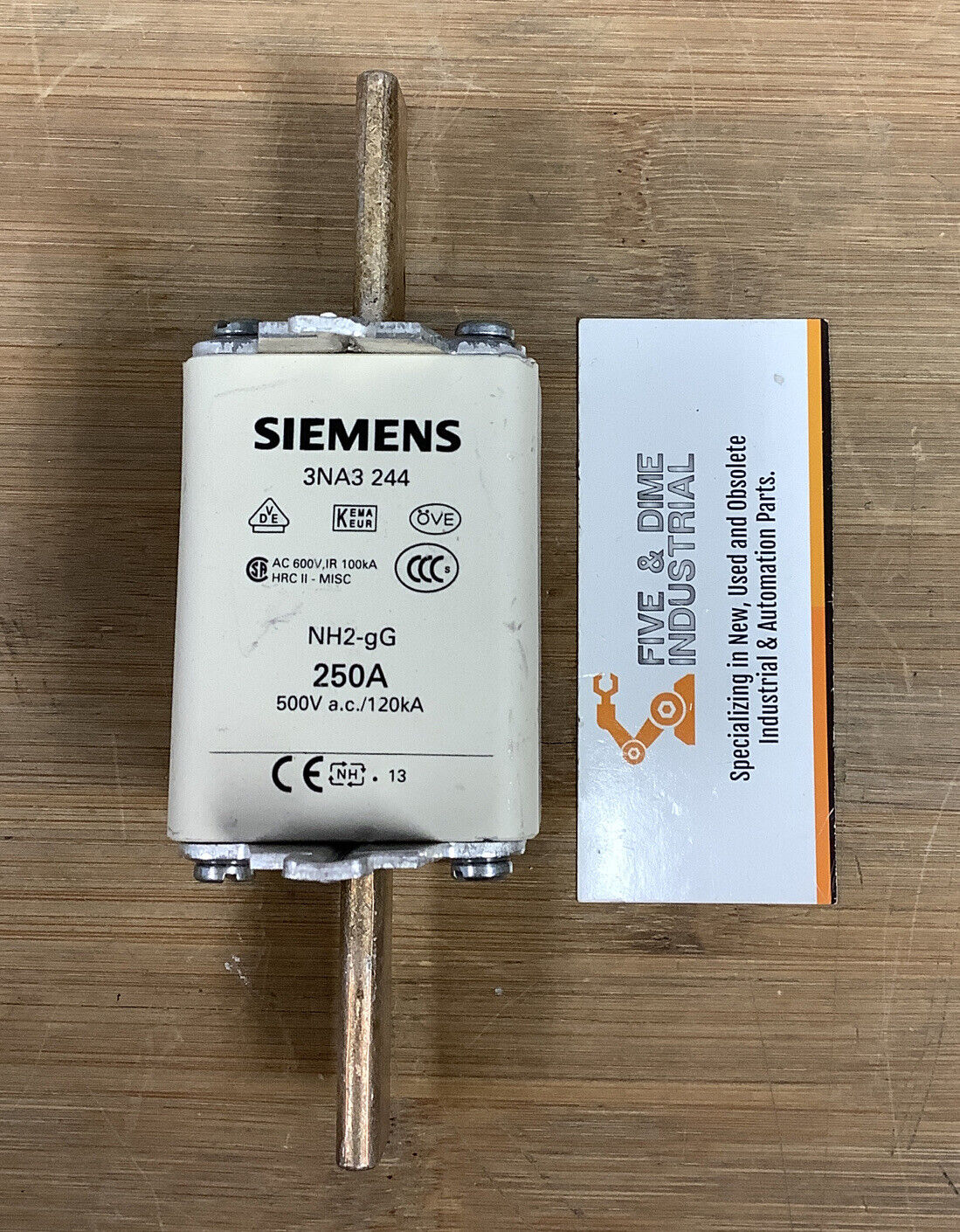Siemens 3NA3 244 LV HRC fuse 250 Amp NH2-gG (BL130)