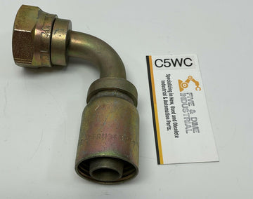 Kurt Hydraulics F-DINHX90-12-36 3/4" Hose ID X M36 x 2.0 DIN Universal Seat 90°