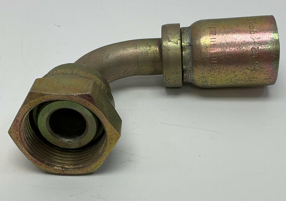 Kurt Hydraulics F-DINHX90-12-36 3/4" Hose ID X M36 x 2.0 DIN Universal Seat 90°