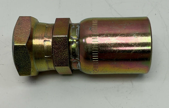 Kurt Hydraulics F-JISX-12-12 3/4" Hose ID X 3/4″ JIS 30° Female Swivel Fitting