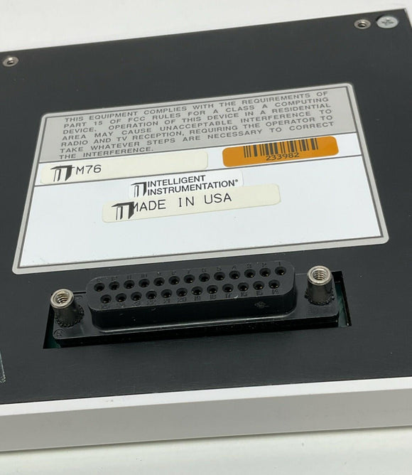 Intelligent Instrumentation / Burr Brown TM76 Interface Panel Terminal