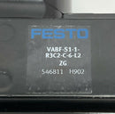Festo 546811 / VABF-S1-1-R3C2-C-6-L2ZG Pneumatic Regulator Plate-3