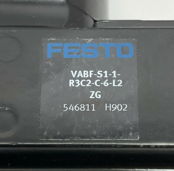 Festo 546811 / VABF-S1-1-R3C2-C-6-L2ZG Pneumatic Regulator Plate