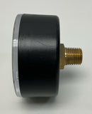 Wika 9691035 2-1/2" Gauge -30in.Hg 1/4" NPT Center Back Middle-3