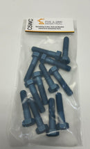 Metblue M10-1.5x45 12-Pack Blue Phosphate Class 12.9 Hex Head Cap Screws 45mm-1