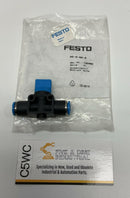 Festo HE-2-QS-8 8mm Inline Push-to-Connect Shut-Off Valve 153468-1