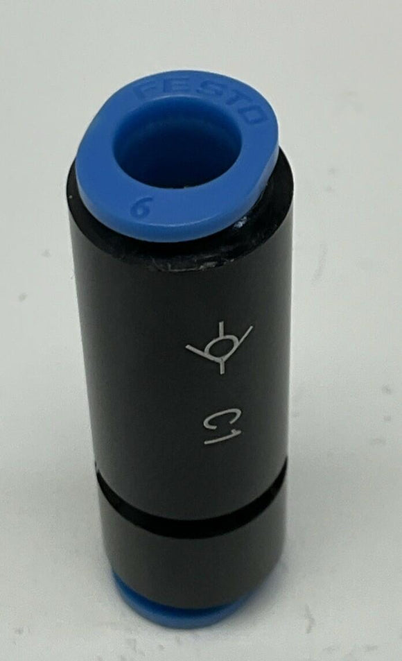 Festo H-QS-6 6mm OD Non-Return / One-Way Check Valve