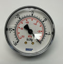 Wika 9691035 2-1/2" Gauge -30in.Hg 1/4" NPT Center Back Middle-2