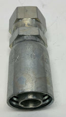 Kurt Hydraulics FFX-10-10 5/8" Hose ID X 5/8" O-Ring Face Seal Fitting-3